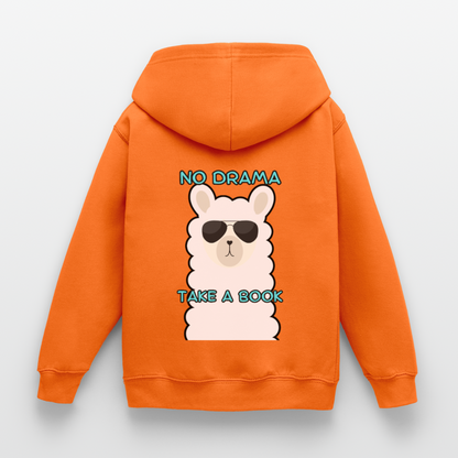 no-drama-kinder-hoodie - Orange