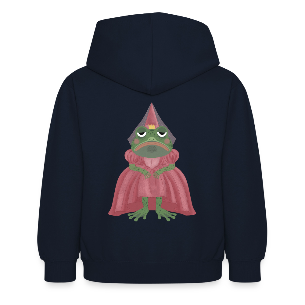 der.ungekuesste.froschkoenig.kinder.hoodie - Navy