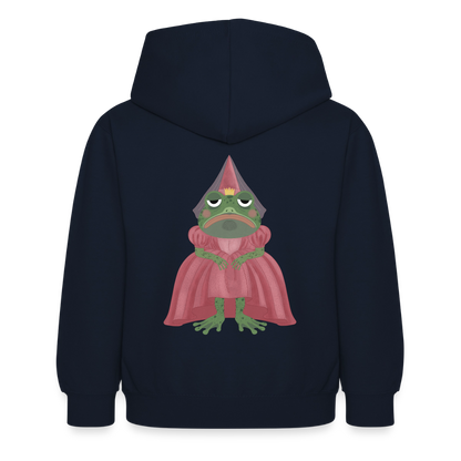 der.ungekuesste.froschkoenig.kinder.hoodie - Navy