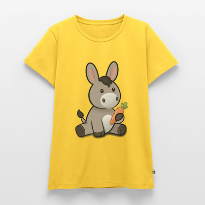 der-kleine-esel-frauen-shirt - Sonnengelb