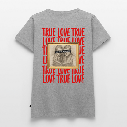 love.is.love.men.frauen.shirt - Grau meliert