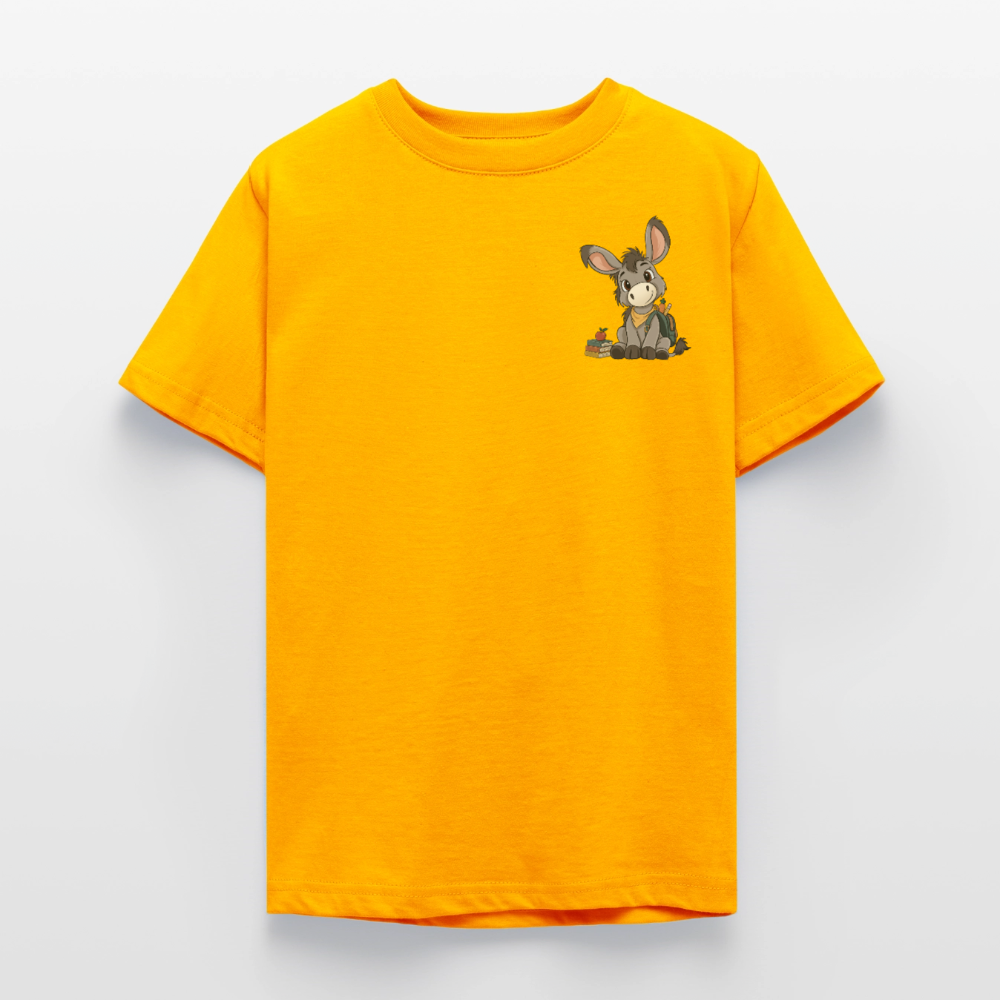 der-kleine-esel-teenage-classic-t-shirt-pocket - Gold