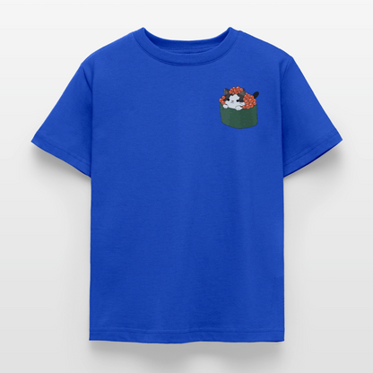 Sushi-Cats-Gunkan-kinder-t--shirt - Royalblau