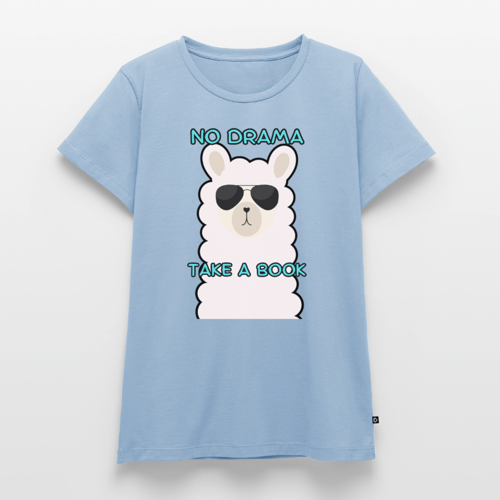 no-drama-frauen-shirt - Hellblau