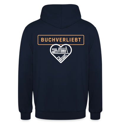 buchverliebt-unisex-hoodie - Navy
