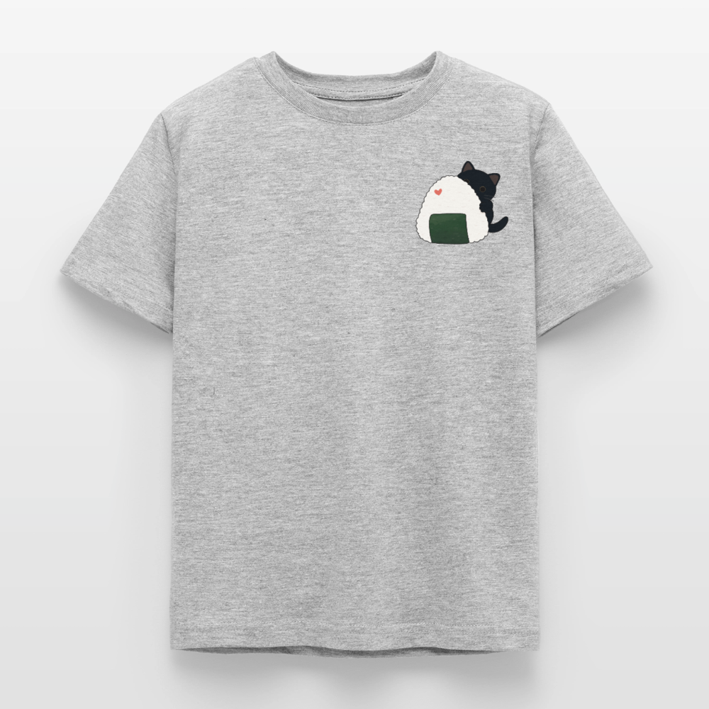 Sushi-Cats-Onigiri-kinder-t--shirt - Grau meliert