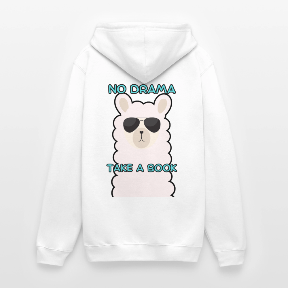 no-drama-unisex-hoodie - Weiß