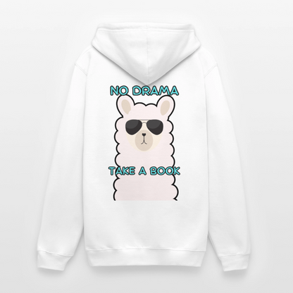 no-drama-unisex-hoodie - Weiß