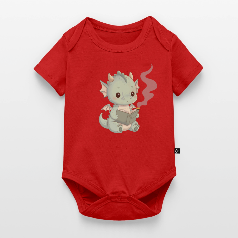 Baby Bio-Kurzarm-Body - Rot