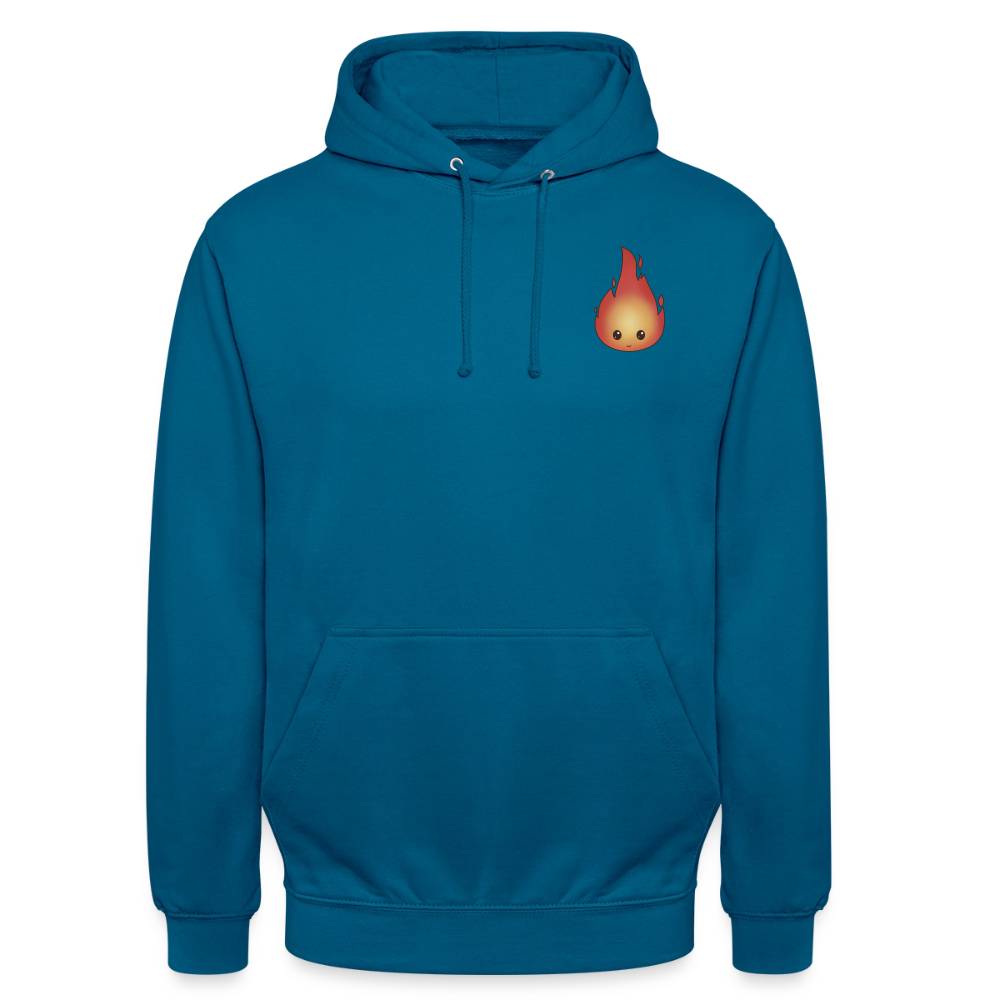 Kleiner.buecherdrache.unisex.hoodie - Tiefseeblau 