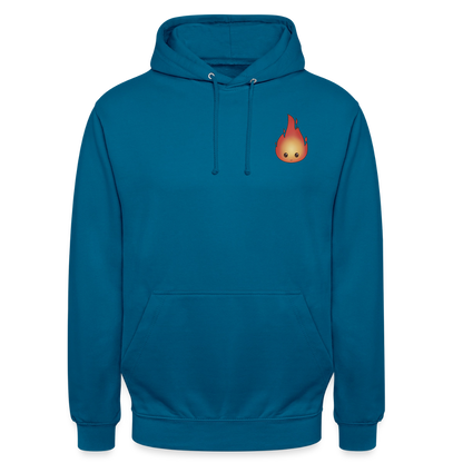 Kleiner.buecherdrache.unisex.hoodie - Tiefseeblau 