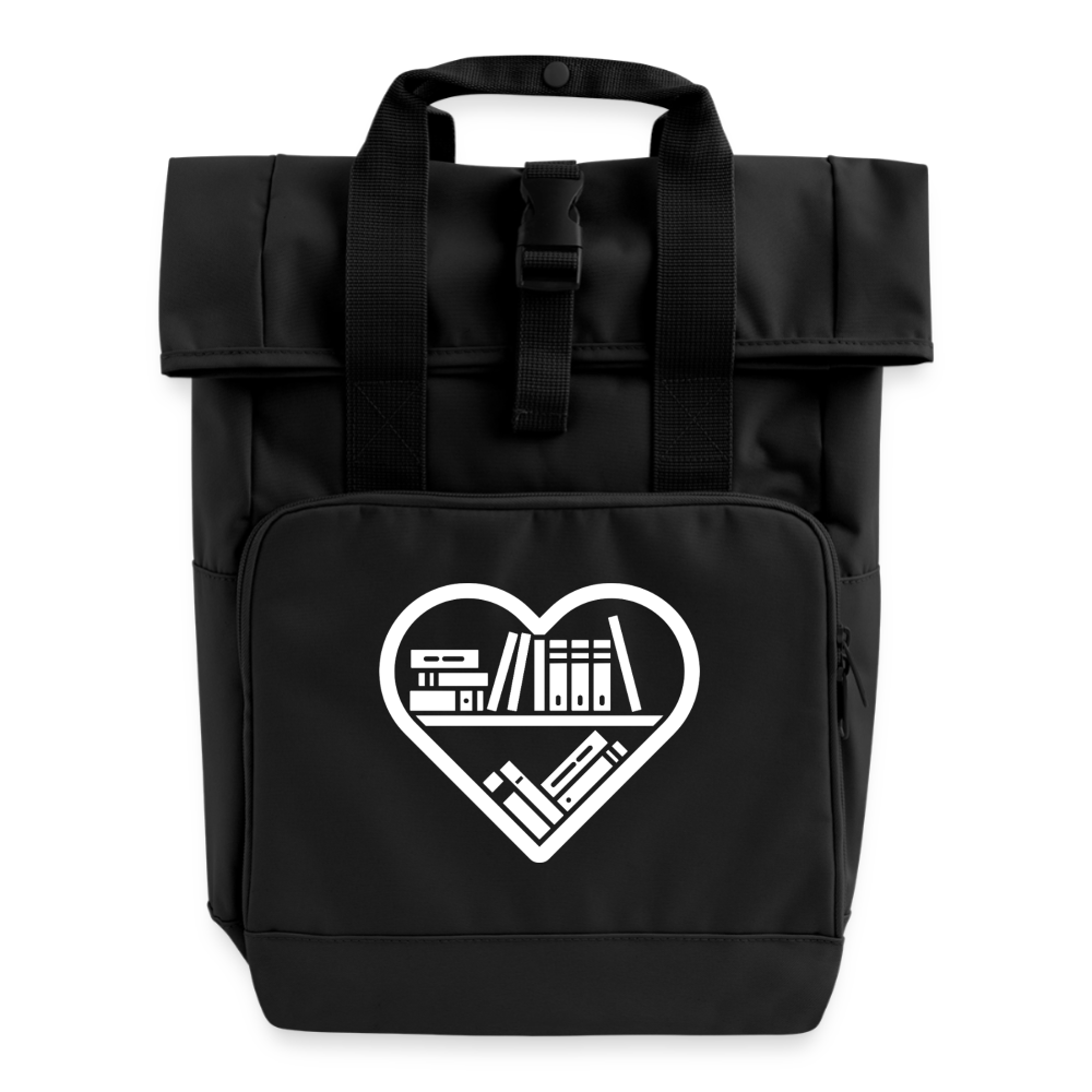 buchverliebt-unisex-rucksack-14l - Schwarz