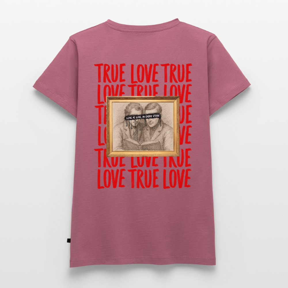 love.is.love.men.frauen.shirt - Mauve