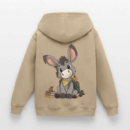 der-kleine-esel-classic--kinder-hoodie - Sand