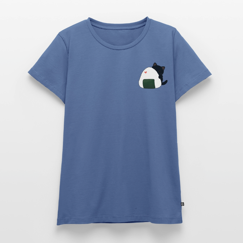 Sushi-Cats-Onigiri-frauen-shirt - Taubenblau