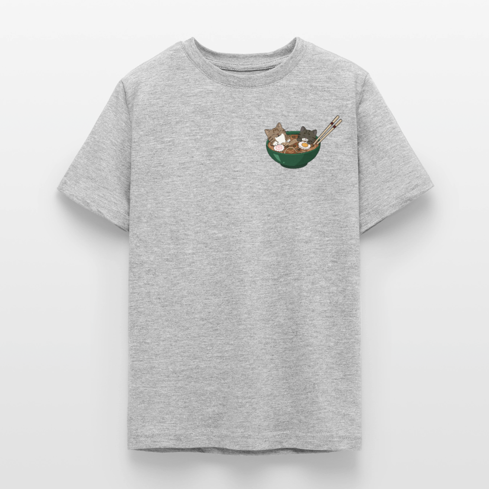 Sushi-Cats-ramen-teenager-kinder-t--shirt - Grau meliert