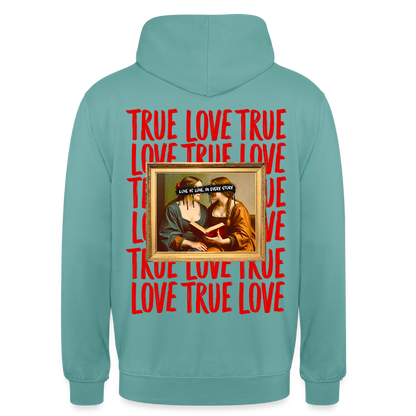 love.is.love.women.Unisex.Hoodie - Pastelltürkis