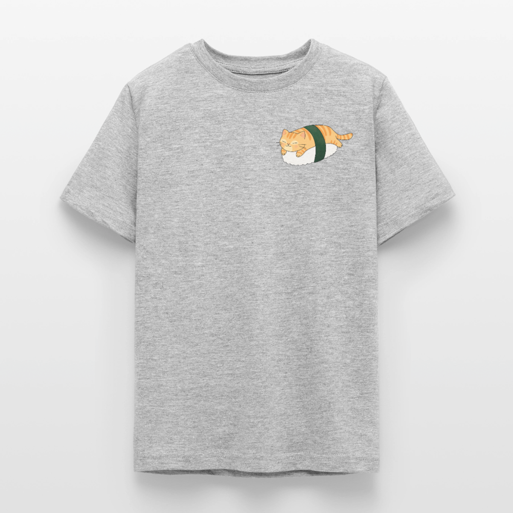 Sushi-Cats-Nigiri-teenager-kinder-t-shirt - Grau meliert