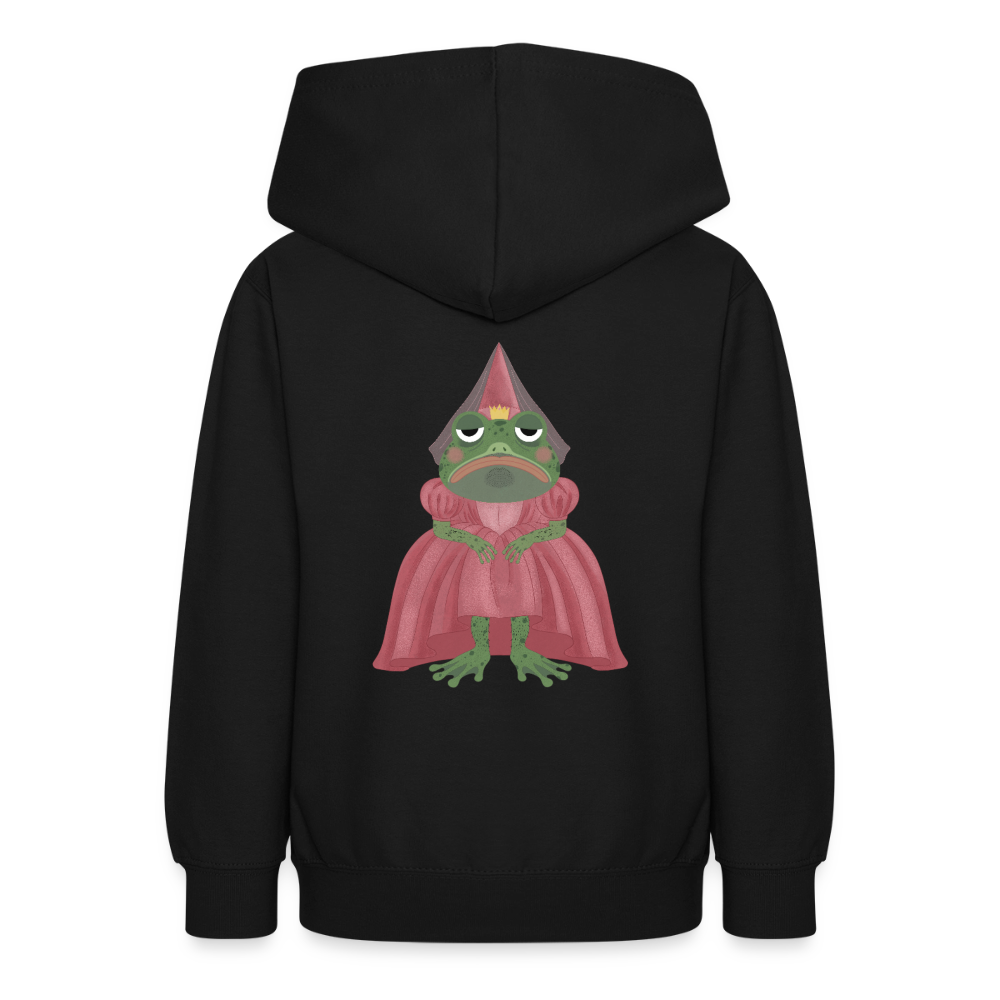 der.ungekuesste.froschkoenig.teenager.hoodie - Schwarz
