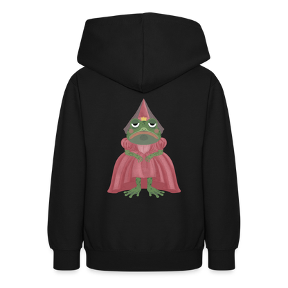 der.ungekuesste.froschkoenig.teenager.hoodie - Schwarz