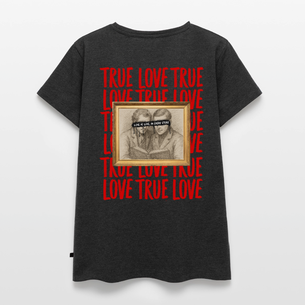 love.is.love.men.frauen.shirt - Anthrazit meliert