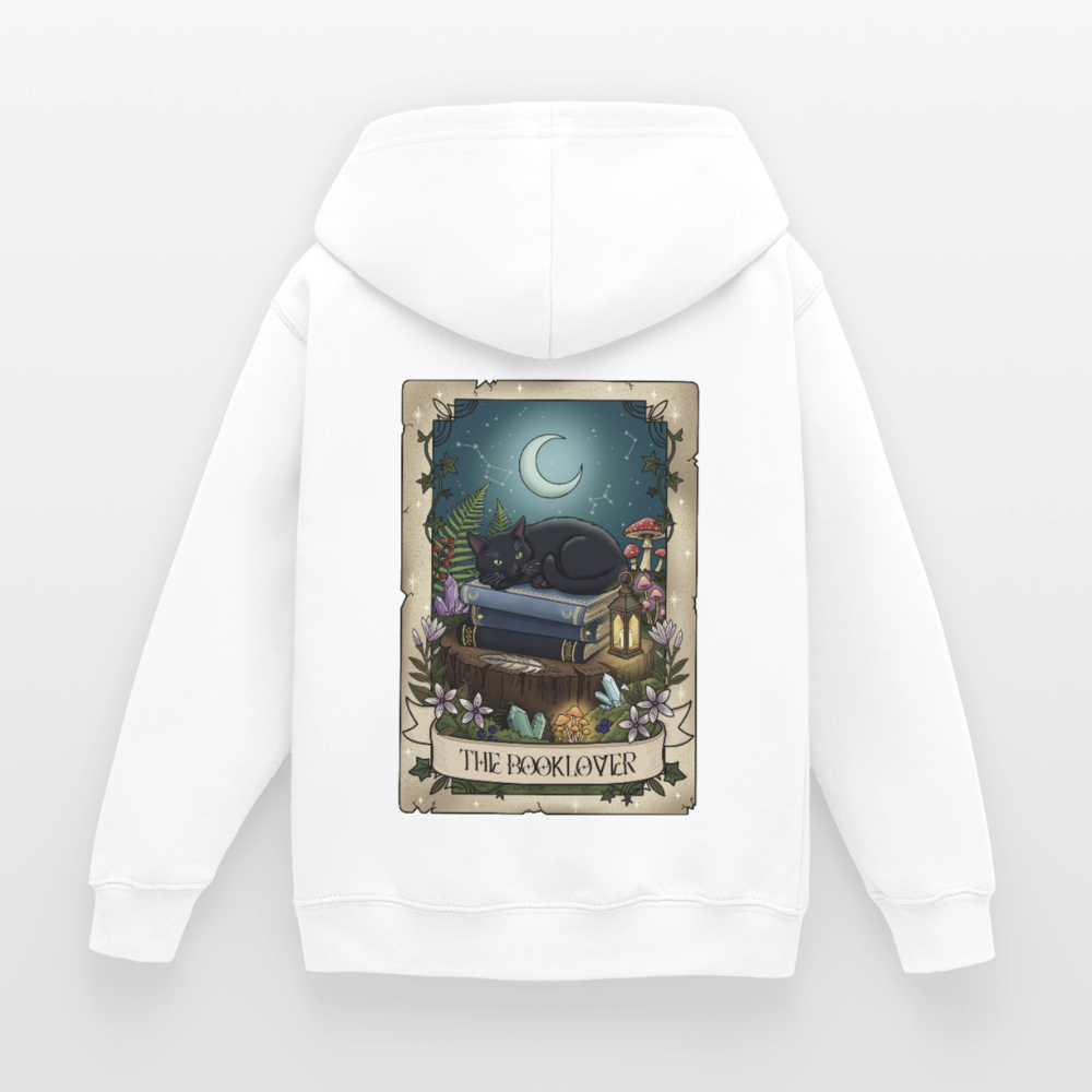 Tarotkarten-Booklover-kinder-hoodie - Weiß