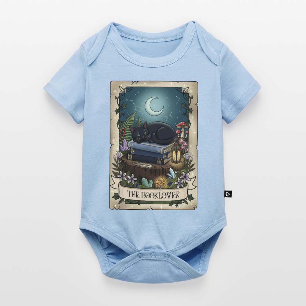 Tarotkarten-Booklover-baby-bio-body - Hellblau