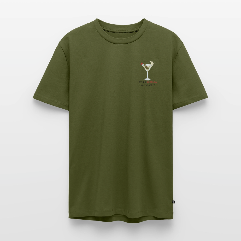 It's a Red Flag – but I like it | Premium T-Shirt für Männer - Khaki