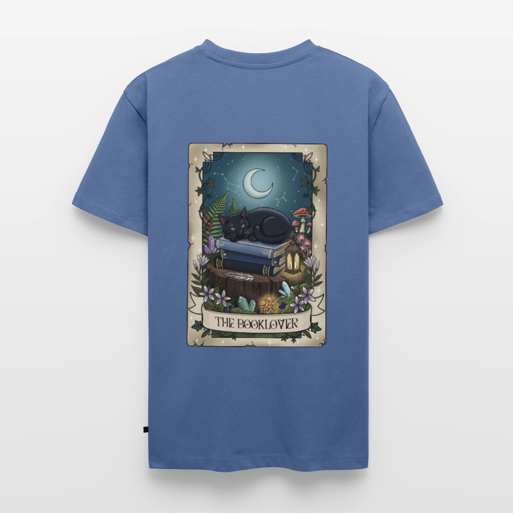 Tarotkarten-Booklover-männer-shirt - Taubenblau