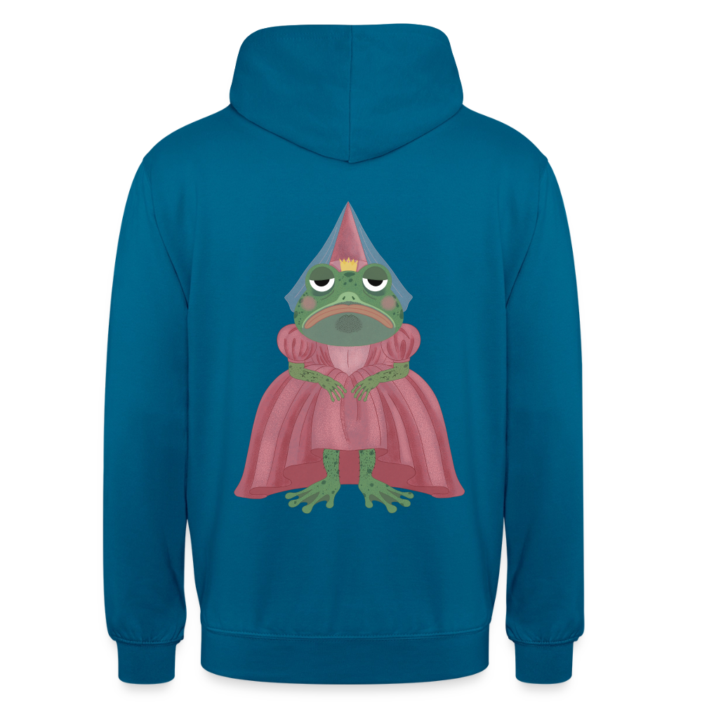 der.ungekuesste.froschkoenig.unisex.hoodie - Tiefseeblau 