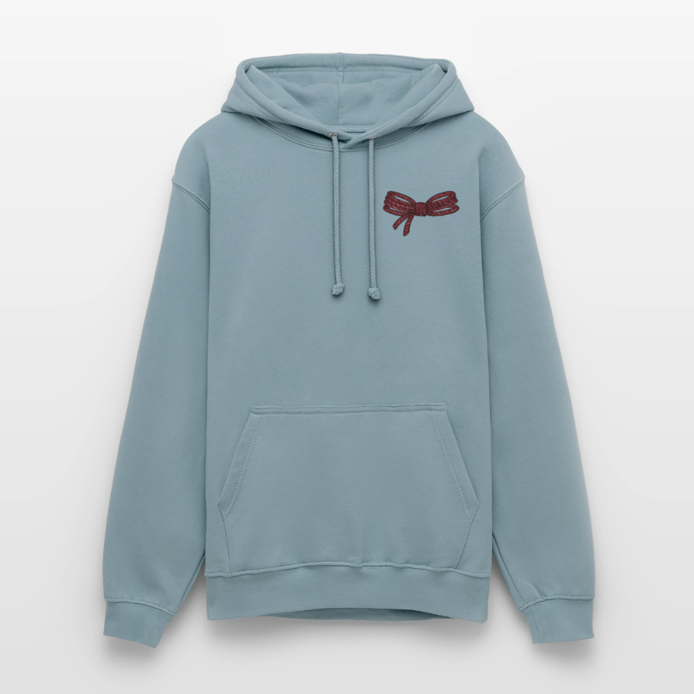 bound.by.Love.unisex.hoodie - Nebelblau