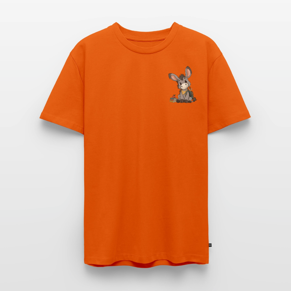 der-kleine-esel-classic-männer-shirt-pocket - Orange 