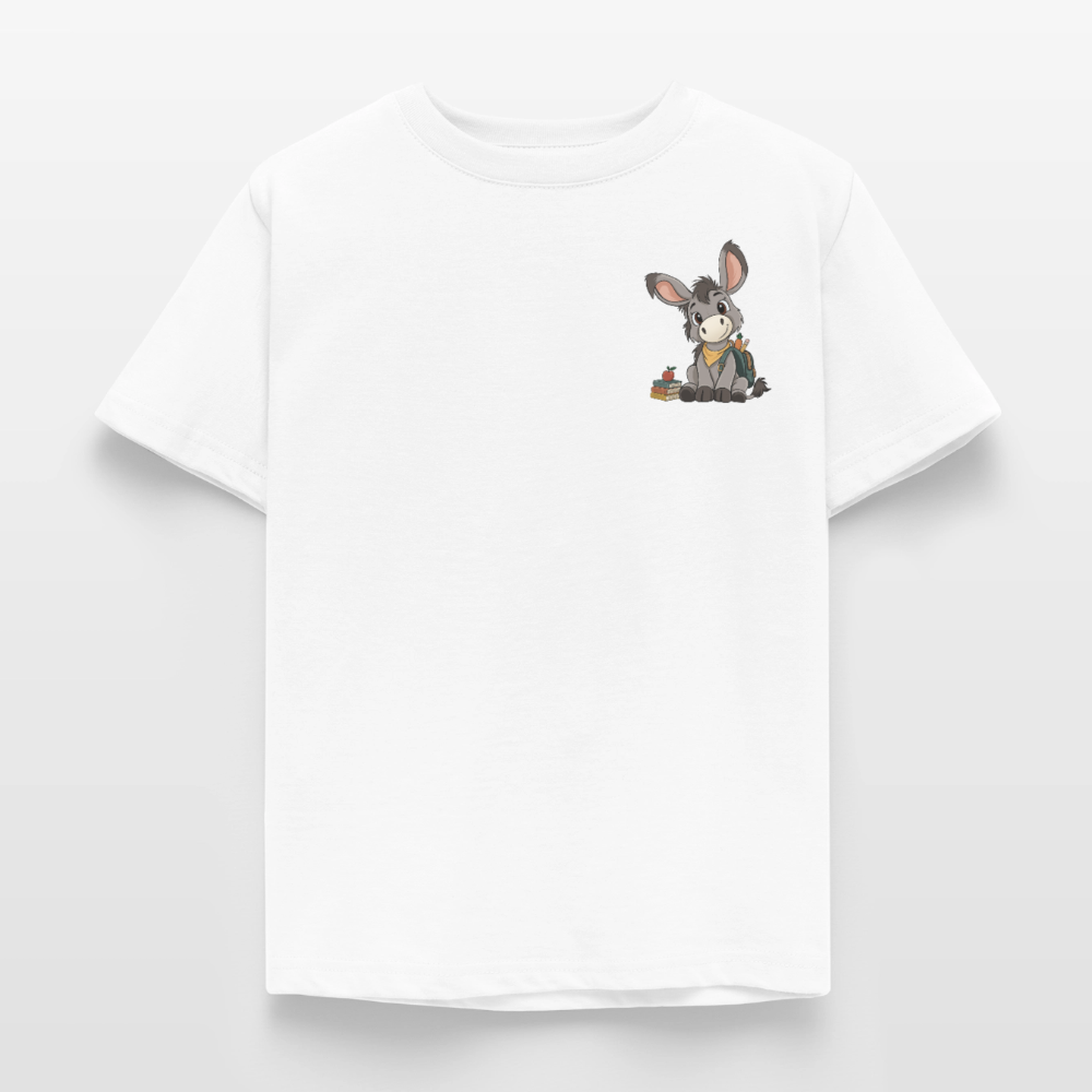 der-kleine-esel-kinder-classic-t-shirt-pocket - Weiß