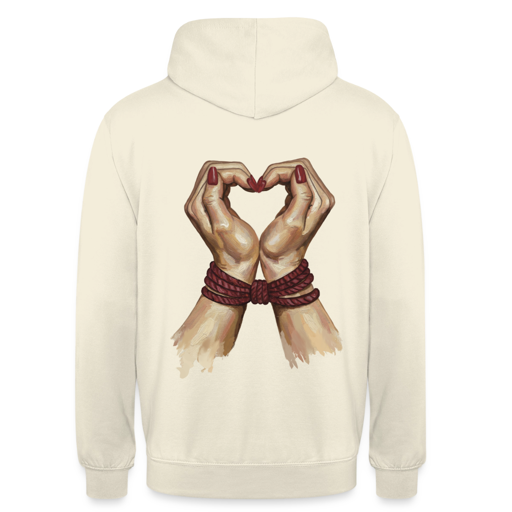 bound.by.Love.unisex.hoodie - Vanille-Milchshake