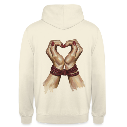 bound.by.Love.unisex.hoodie - Vanille-Milchshake