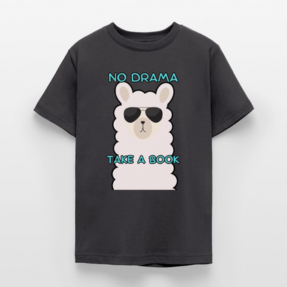no-drama-teenager-t-shirt - Dunkelgrau