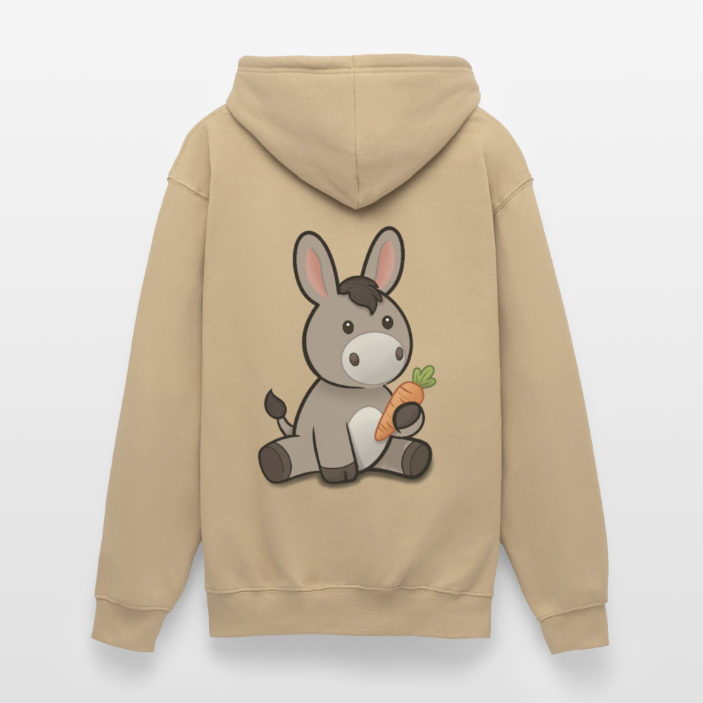 der-kleine-esel-unisex-hoodie - Beige