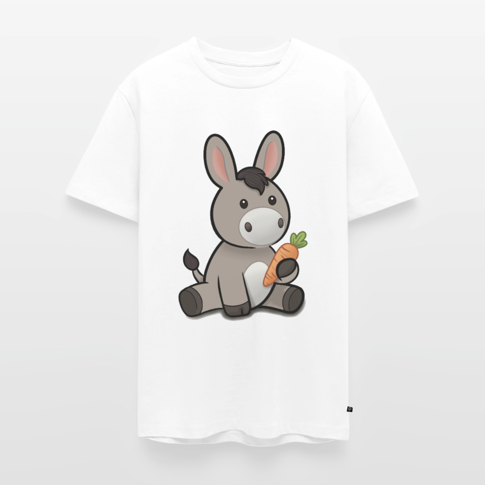 der-kleine-esel-männer-shirt - Weiß