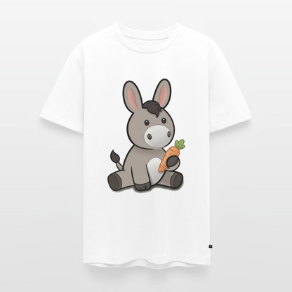 der-kleine-esel-männer-shirt - Weiß
