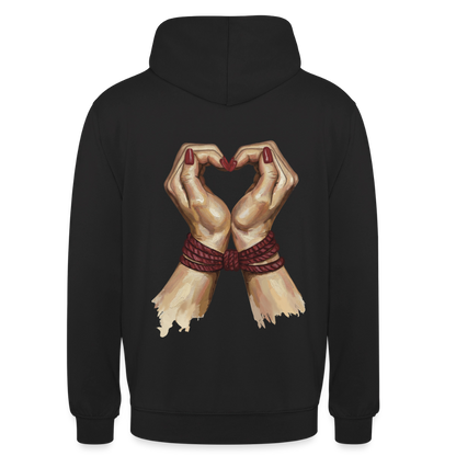 bound.by.Love.unisex.hoodie - Schwarz