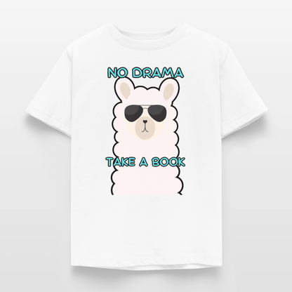 no-drama-kinder-t-shirt - Weiß