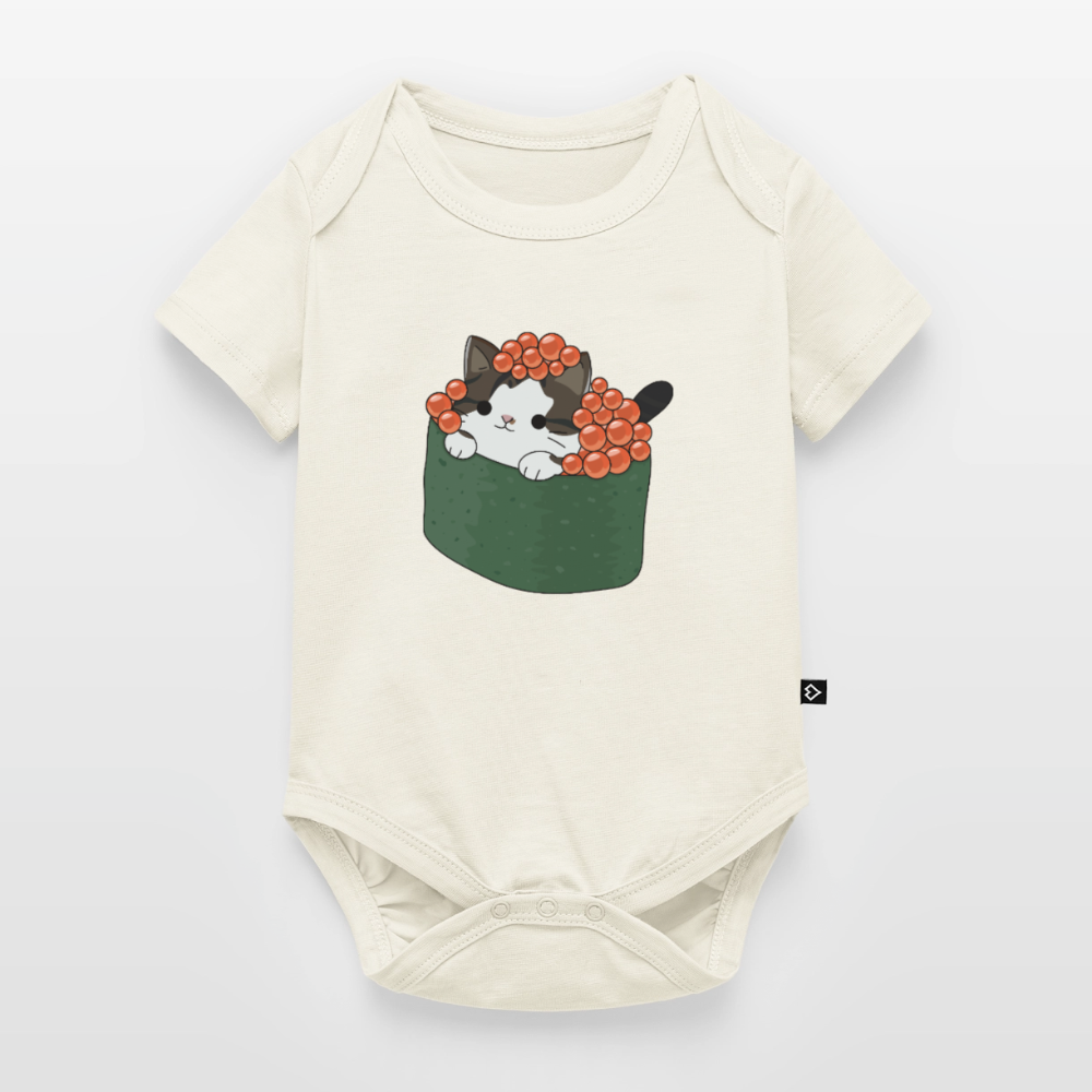 Sushi-Cats-Gunkan-baby-bio-body - Naturweiß