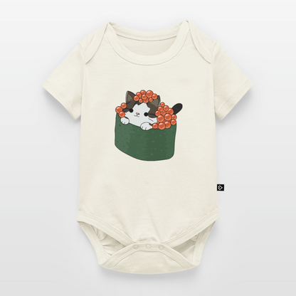 Sushi-Cats-Gunkan-baby-bio-body - Naturweiß