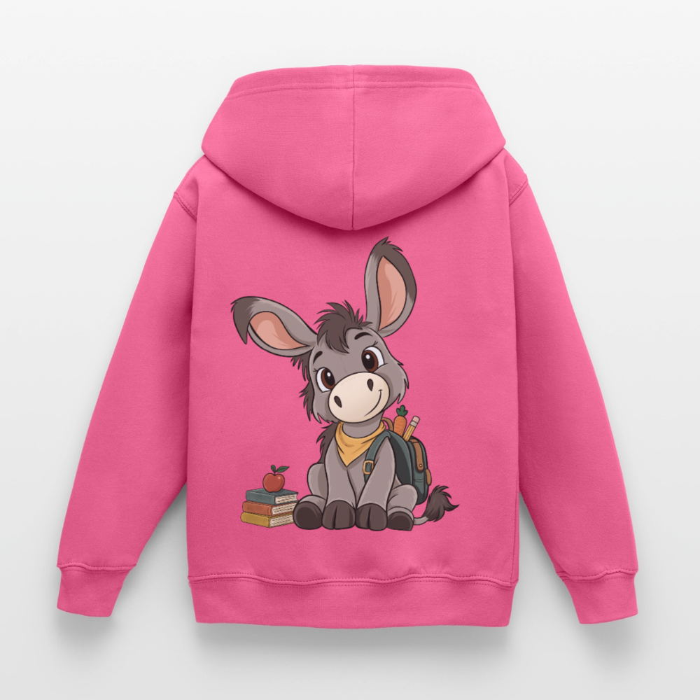 der-kleine-esel-classic--kinder-hoodie - Pink