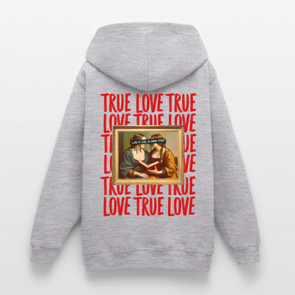love.is.love.women.unisex.hoodie - Hellgrau meliert