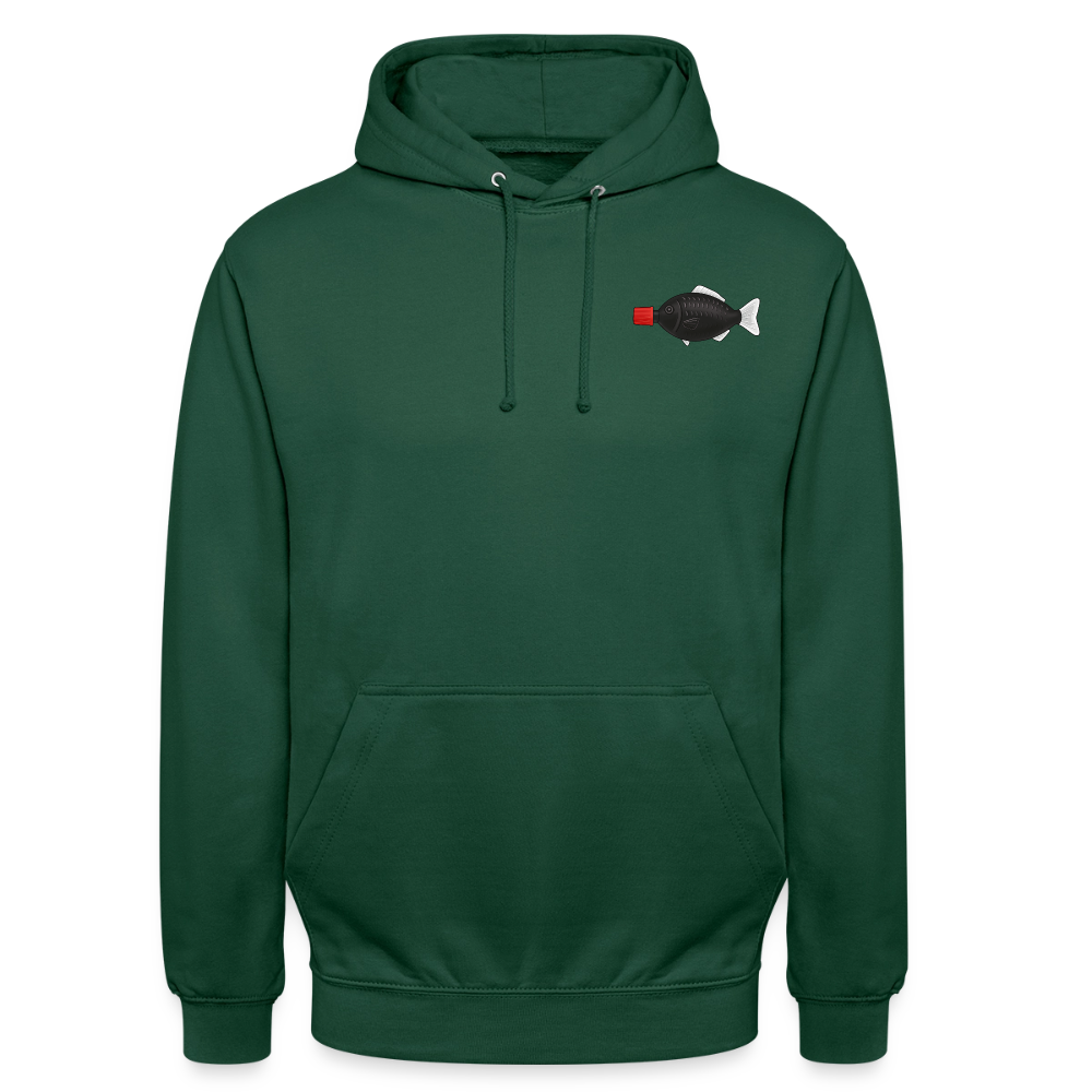 Sushi-Cats-unisex-hoodie - Flaschengrün