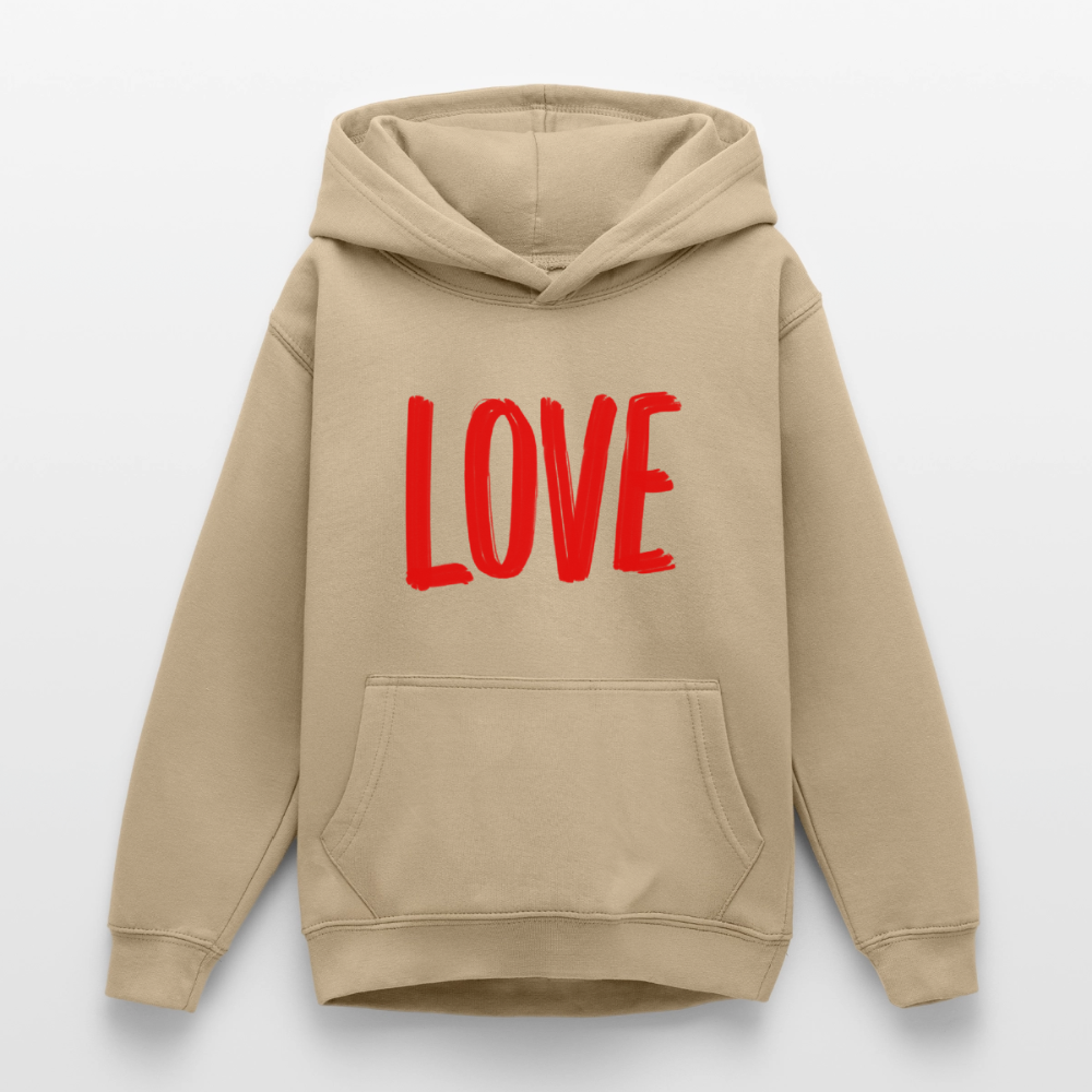 love.is.love.women.unisex.hoodie - Sand