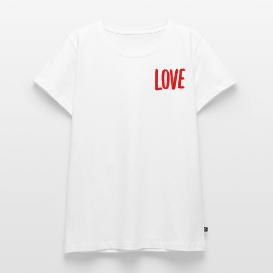 love.is.love.men.frauen.shirt - Weiß