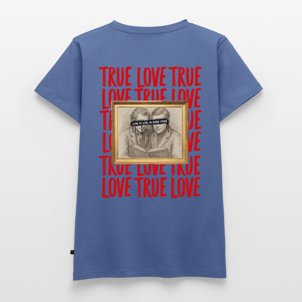 love.is.love.men.frauen.shirt - Taubenblau