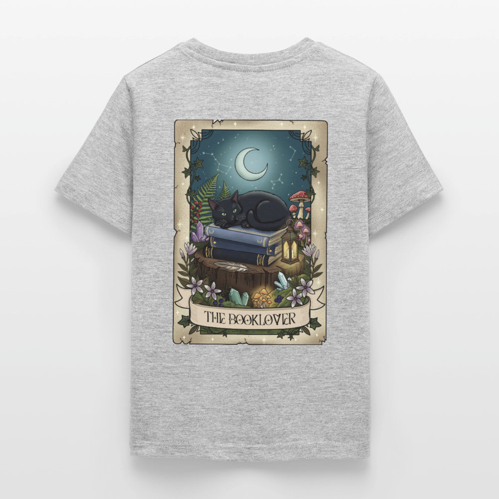 Tarotkarten-Booklover-teenager-shirt - Grau meliert